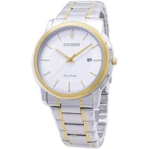 EcoDrive White Dial Twotone Watch AW121686A