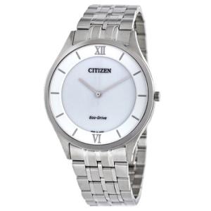EcoDrive White Dial Watch AR007051A