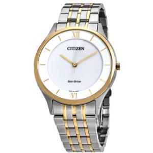EcoDrive White Dial Watch AR007451A