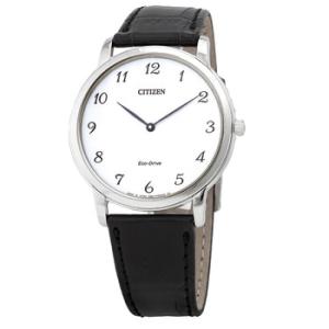 EcoDrive White Dial Watch AR111011B