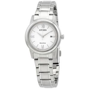 EcoDrive White Dial Watch FE122089A