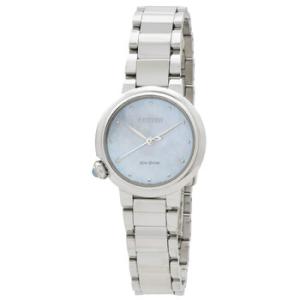 EcoDrive White Mother of Pearl Dial Watch EM091080D