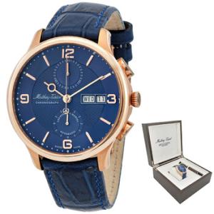 Edmond Chrono Automatic Chronograph Blue Dial Watch H1886CHATPBU