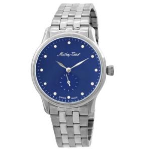 Edmond Metal Crystal Blue Dial Watch D1886MABU