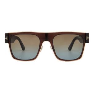 Edwin Brown Gradient Square Sunglasses FT1073 48F
