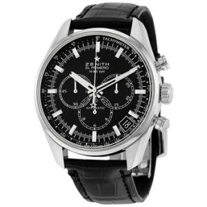 El Primero 36000 VpH Black Dial Chronograph Automatic Watch 03208040021C496