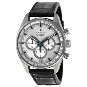 El Primero Chronograph Automatic Silver Dial Watch 03.2040.40004.C496