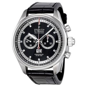 El Primero Split Second Black Dial Automatic Chronograph Watch 032050402691C714