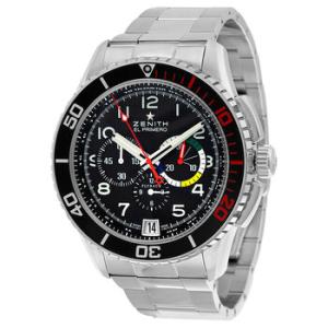 El Primero Stratos Flyback Black Dial Chronograph Automatic Watch 03206140521M2060