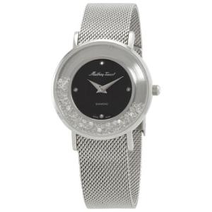 Electra Quartz Diamond Black Dial Watch D983SAN