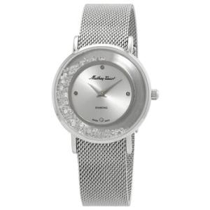 Electra Quartz Diamond Silver Dial Watch D983SAI