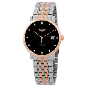 Elegant Automatic Black Dial Twotone Watch L48105577