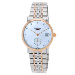 Elegant Automatic Diamond White Dial Watch L4.312.5.87.7