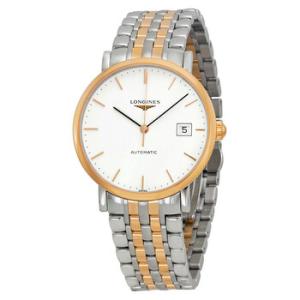 Elegant Automatic White Dial Twotone Steel Watch L4.810.5.12.7