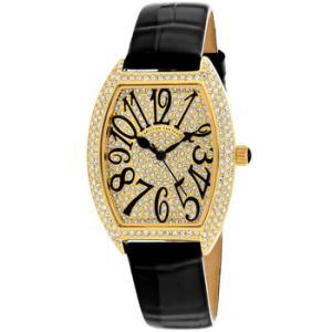 Elegant Quartz Gold Dial Watch CV4820