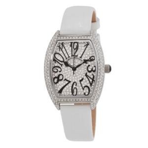 Elegant Quartz White Dial Watch CV4821W