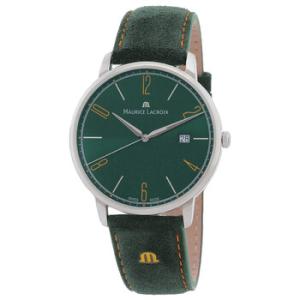 Eliros Quartz Green Dial Watch EL1118SS0016205