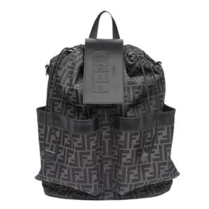Embossed Leather Backpack