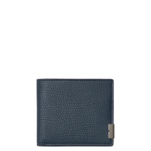 Embossed Logo Calf Leather BCut Wallet