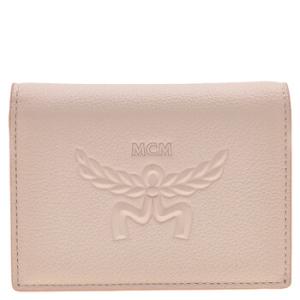 Embossed Logo Leather Mini Himmel Snap Wallet