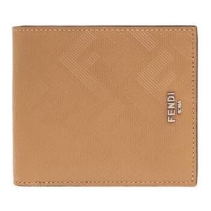 Embossed Monogram Pattern Leather Wallet