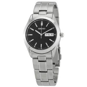 Essentials Quartz Black Dial Watch SUR361