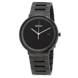 Essentials Quartz Black Sunray Dial Watch SUR487