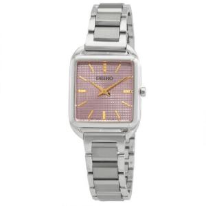 Essentials Quartz Pink Dial Watch SWR077P1