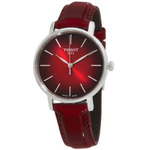 Everytime Lady Quartz Graded PinkBlack Dial Watch T1432101733100