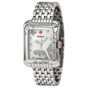 Extreme Butterfly Diamond White Dial Stainless Steel Watch MWW04B000001