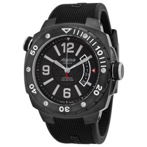 Extreme Diver Automatic Black Dial Black Rubber Watch 525LBB5FBAEV6