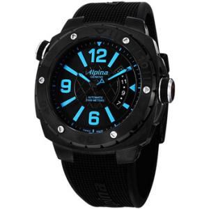 Extreme Diver Black Dial Automatic Watch AL525LBCD5FBAEV6