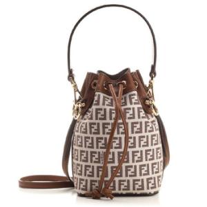 FF Logo Pattern Mon Tresor Bucket Bag