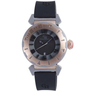 Ferrara Quartz Black Dial Watch GR500013007.09