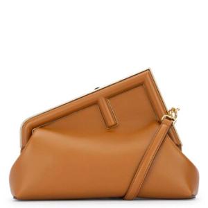 First Midi Nappa Leather Clutch