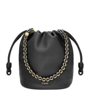 Flamenco Purse Bucket Bag  Black