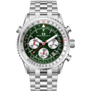 Flight Chronograph Quartz Green Dial Watch OC0123