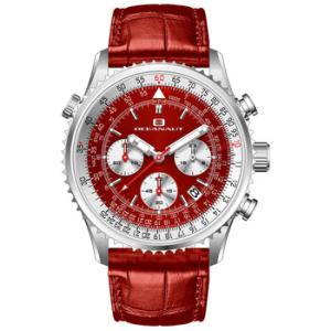 Flight Chronograph Quartz Red Dial Watch OC0129