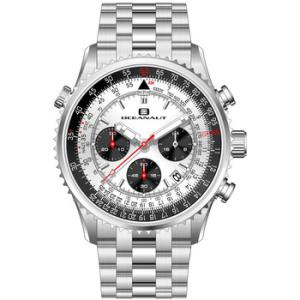 Flight Chronograph Quartz Silver Dial Watch OC0121