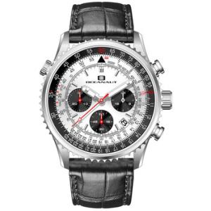 Flight Chronograph Quartz Silver Dial Watch OC0126