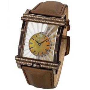 Floater Quartz Diamond Champagne Dial Watch LV767RSMP