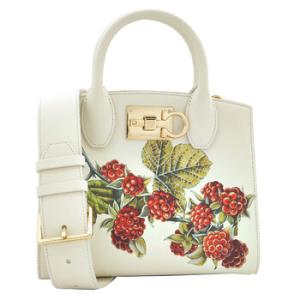 Floral Print Studio Top Handle Box Bag