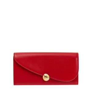 FoldoverTop Calf Leather Shoulder Bag