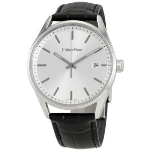 Formality Silver Dial Black Leather Watch K4M211C6