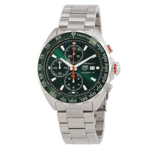 Formula 1 Chronograph Automatic Green Dial Watch CAZ201H.BA0876