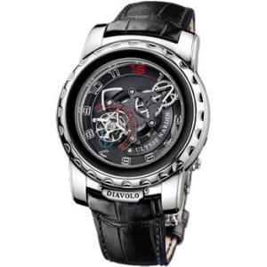 Freak Diavolo Black Dial Alligator Leather Automatic Watch