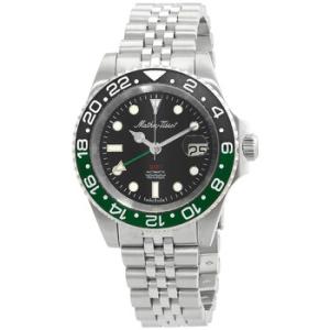 GMT Automatic Black Dial Sprite Bezel Watch H903ATNV