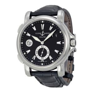 GMT Big Date Black Dial Stainless Steel Watch