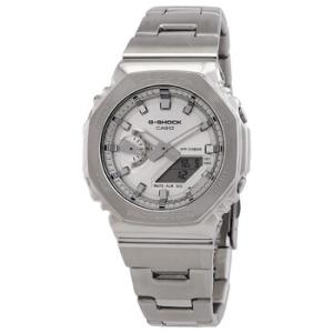 GShock GSteel 2100 Series Silvertone Dial Watch GM2110D7A