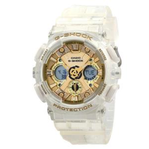 GShock Perpetual Quartz AnalogDigital Gold Dial Watch GMAS120SG7A